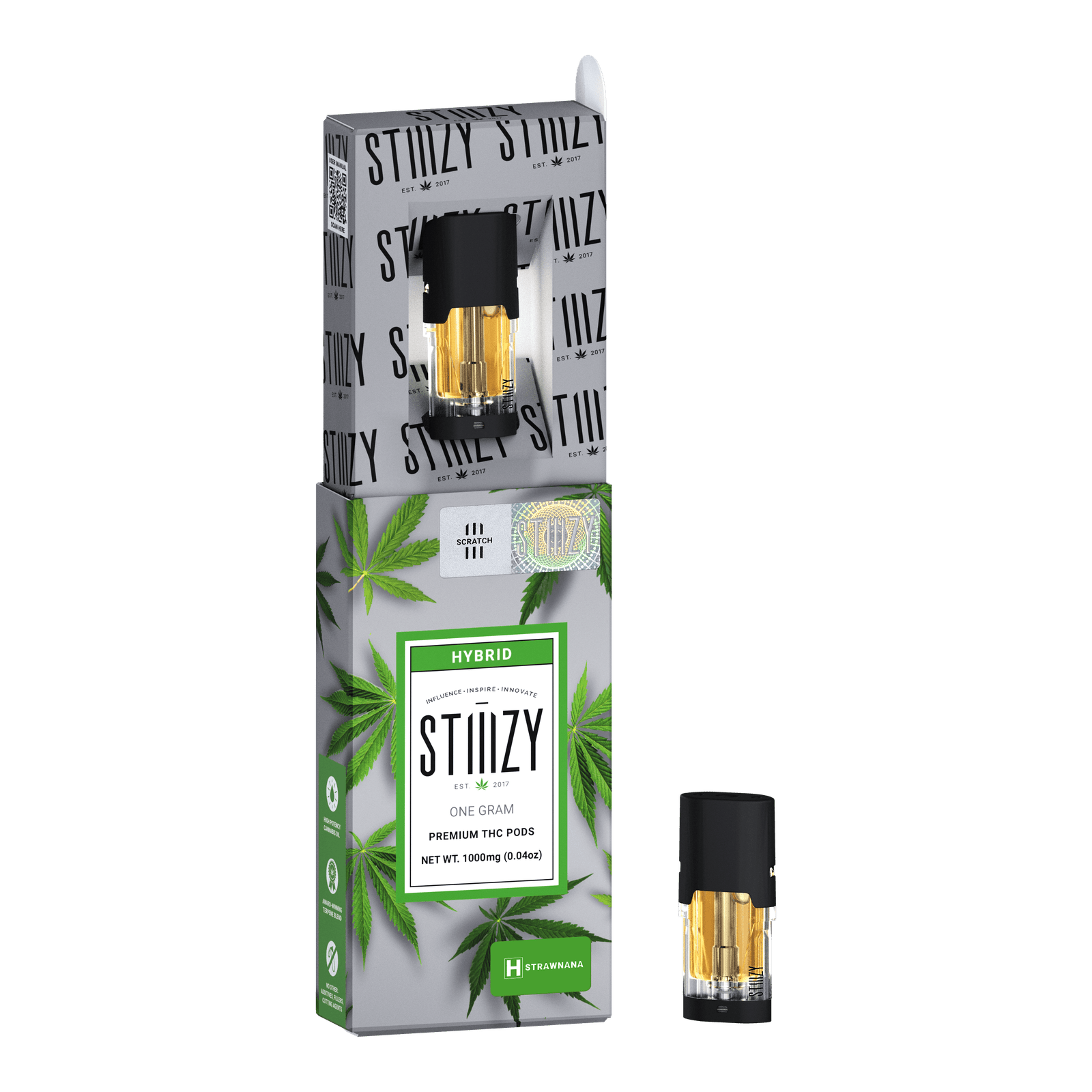 STIIIZY THC Pod - 1G Strawnana