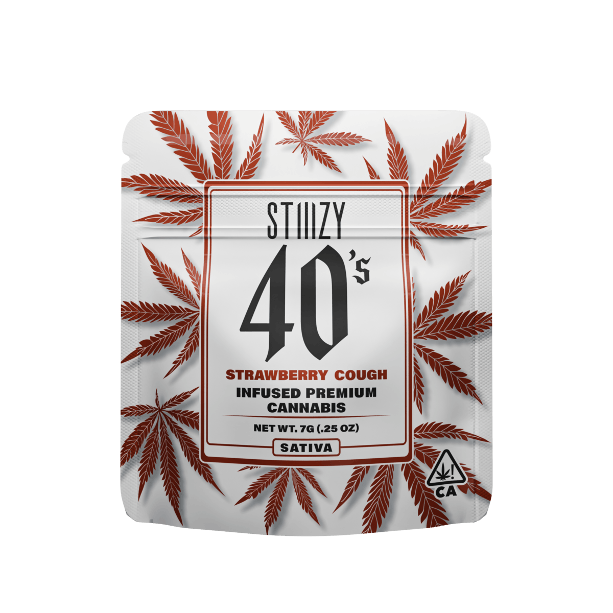 STIIIZY Infused 40s Flower - 7G Strawberry Cough