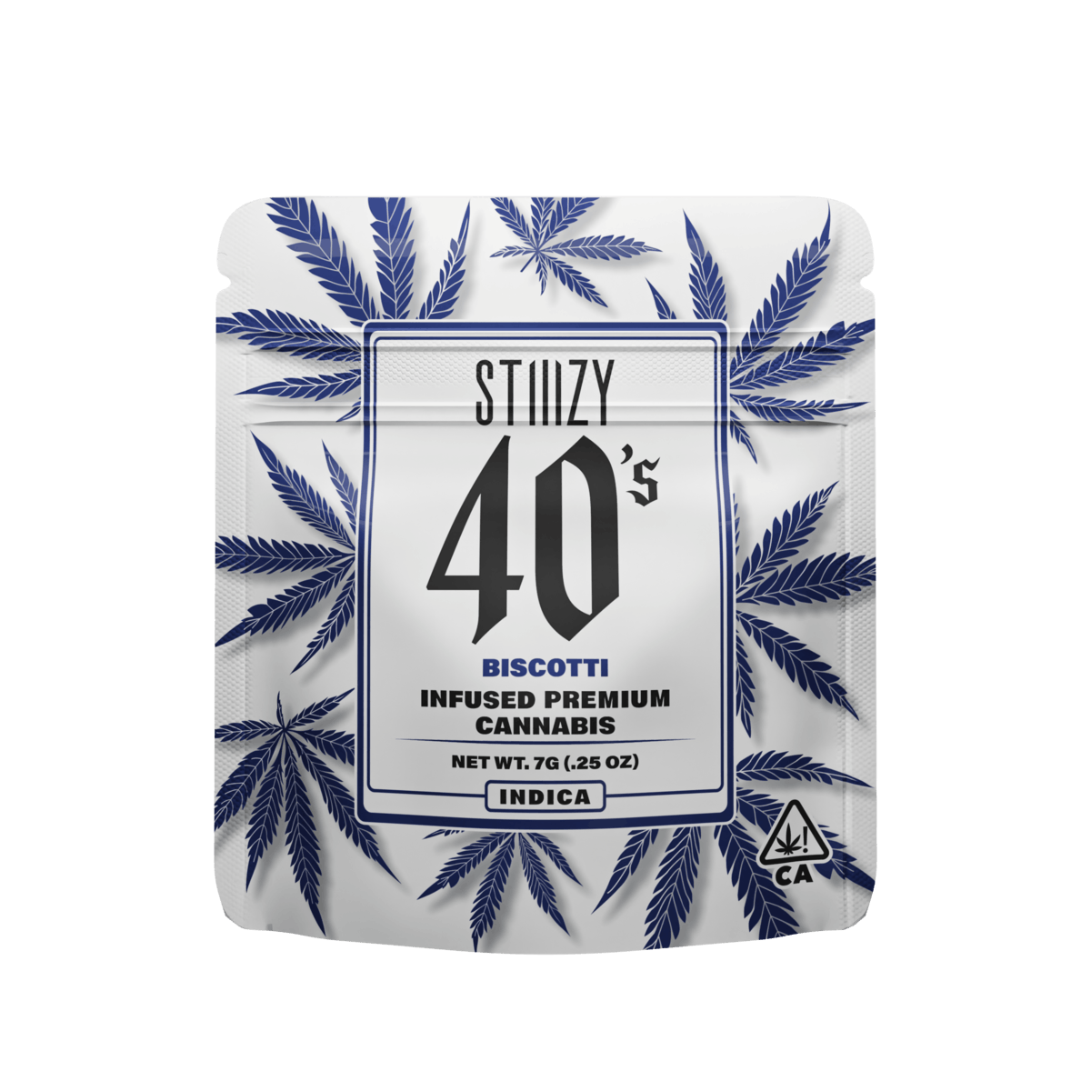 STIIIZY Infused 40s Flower - 7G Biscotti